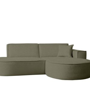 Narożnik w kształcie litery L Modena Studio, tkanina Artico, Moss, Prawy 756547 Narożnik w kształcie litery L Modena Studio, tkanina Artico, Moss, Prawy 756547