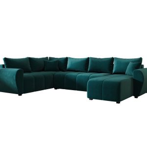 Narożnik w kształcie U MOLISA U PLUS itaka 39 lewa turkusowy 815054 Narożnik w kształcie U MOLISA U PLUS itaka 39 lewa turkusowy 815054