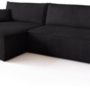 Narożnik z funkcją spania ADI XL czarny 671556 Narożnik z funkcją spania ADI XL czarny 671556