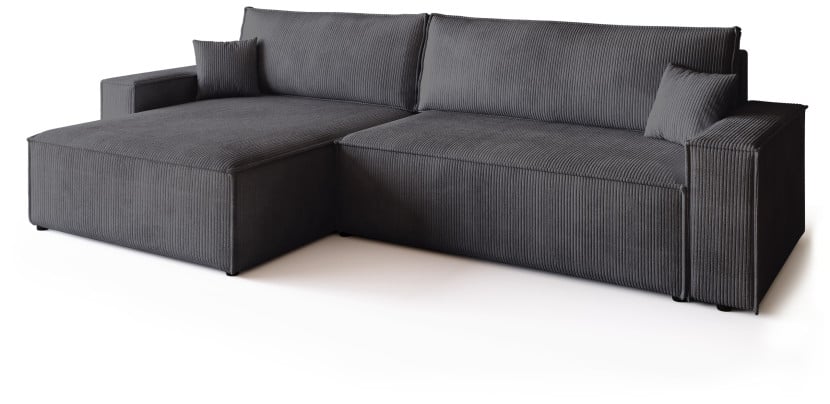 Narożnik z funkcją spania ADI XL szary 671562
