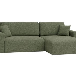 Narożnik z funkcją spania, Ariel XL, szenil Artico, Moss, Prawy 879054 Narożnik z funkcją spania, Ariel XL, szenil Artico, Moss, Prawy 879054
