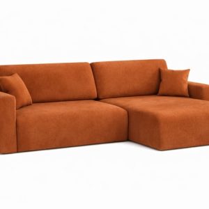 Narożnik z funkcją spania, Ariel XL, welur Salvador, Brązowy, Prawy 879129 Narożnik z funkcją spania, Ariel XL, welur Salvador, Brązowy, Prawy 879129