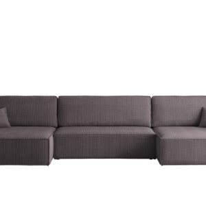 Narożnik z funkcją spania BEST U XL, tkanina Poso Ciemnoszary 638871 Narożnik z funkcją spania BEST U XL, tkanina Poso Ciemnoszary 638871