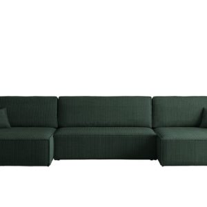 Narożnik z funkcją spania BEST U XL, tkanina Poso Zielony 638804 Narożnik z funkcją spania BEST U XL, tkanina Poso Zielony 638804