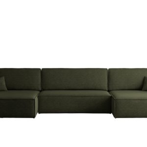 Narożnik z funkcją spania BEST U XL, tkanina Verita Ciemnozielony 638837 Narożnik z funkcją spania BEST U XL, tkanina Verita Ciemnozielony 638837