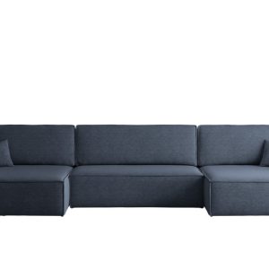 Narożnik z funkcją spania BEST U XL, tkanina Verita Granatowy 638853 Narożnik z funkcją spania BEST U XL, tkanina Verita Granatowy 638853