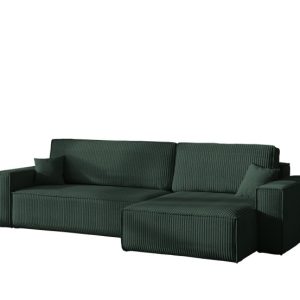 Narożnik z funkcją spania BEST XL tkanina Poso Zielony Prawy 824694 Narożnik z funkcją spania BEST XL tkanina Poso Zielony Prawy 824694