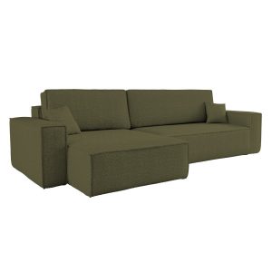 Narożnik z funkcją spania, BEST XL tkanina Quelle Oliwkowy Lewy 570444 Narożnik z funkcją spania, BEST XL tkanina Quelle Oliwkowy Lewy 570444