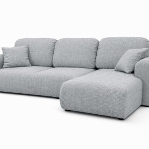 Narożnik z funkcją spania Bingo L, tkanina szenil Artico, Cement, Prawy 913431 Narożnik z funkcją spania Bingo L, tkanina szenil Artico, Cement, Prawy 913431