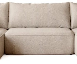 Narożnik z funkcją spania boucle CARMELLO U beż 701780 Narożnik z funkcją spania boucle CARMELLO U beż 701780