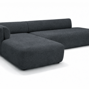 Narożnik z funkcją spania Cloud 289 cm Lewy rogówka boucle Grafitowy 1066206 Narożnik z funkcją spania Cloud 289 cm Lewy rogówka boucle Grafitowy 1066206