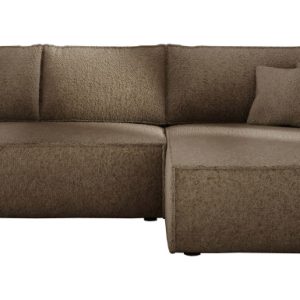 Narożnik z funkcją spania do salonu COBRA S pojemnik taupe boucla prawy 813072 Narożnik z funkcją spania do salonu COBRA S pojemnik taupe boucla prawy 813072