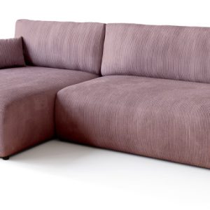 Narożnik z funkcją spania do salonu PUMI XL róż 682056 Narożnik z funkcją spania do salonu PUMI XL róż 682056