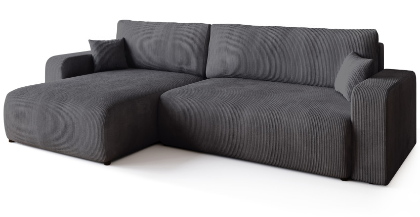 Narożnik z funkcją spania do salonu PUMI XL szary 682054