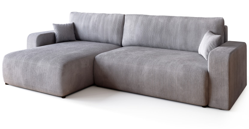 Narożnik z funkcją spania do salonu PUMI XL szary 682053