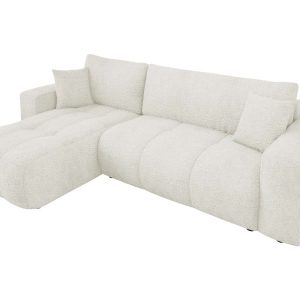 Narożnik z funkcją spania Furyn Boucle 765913 Narożnik z funkcją spania Furyn Boucle 765913
