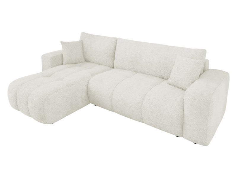 Narożnik z funkcją spania Furyn Boucle 765913
