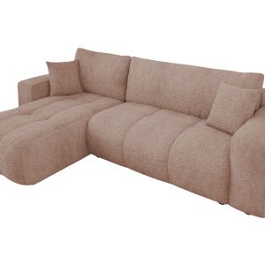 Narożnik z funkcją spania Furyn Boucle 765926 Narożnik z funkcją spania Furyn Boucle 765926