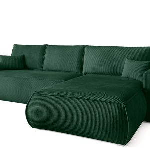 Narożnik z funkcją spania HAVANA zielony 698618 Narożnik z funkcją spania HAVANA zielony 698618