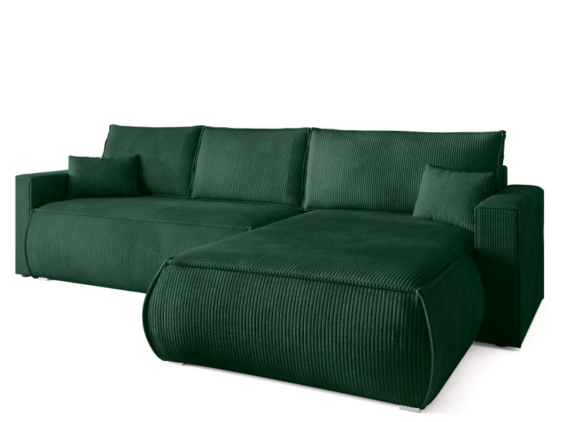 Narożnik z funkcją spania HAVANA zielony 698618