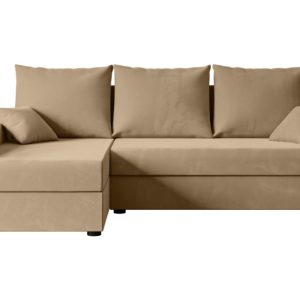 Narożnik z funkcją spania i pojemnikiem ALESIA-L 231x140x90 cm Beżowy 707761 Narożnik z funkcją spania i pojemnikiem ALESIA-L 231x140x90 cm Beżowy 707761