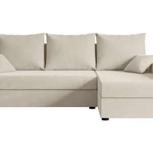 Narożnik z funkcją spania i pojemnikiem ALESIA-L 231x140x90 cm Beżowy 707753 Narożnik z funkcją spania i pojemnikiem ALESIA-L 231x140x90 cm Beżowy 707753
