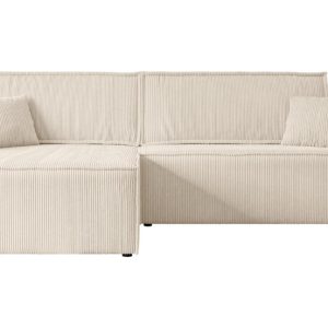Narożnik z funkcją spania i pojemnikiem CELTIC-XL – 277x143x83cm Beżowy 487559 Narożnik z funkcją spania i pojemnikiem CELTIC-XL – 277x143x83cm Beżowy 487559
