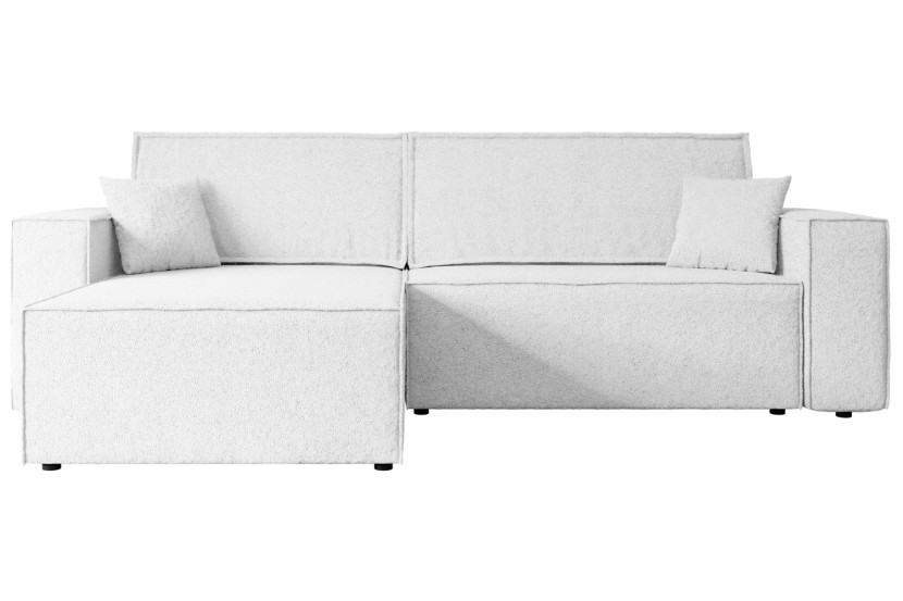 Narożnik z funkcją spania i pojemnikiem CELTIC-XL - 277x143x83cm Biały 487585