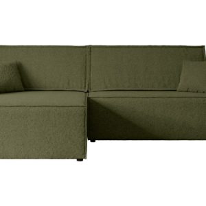 Narożnik z funkcją spania i pojemnikiem CELTIC-XL – 277x143x83cm Zielony 487694 Narożnik z funkcją spania i pojemnikiem CELTIC-XL – 277x143x83cm Zielony 487694
