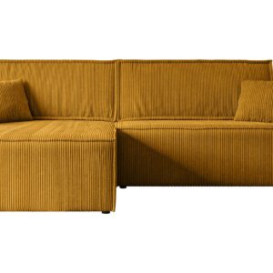 Narożnik z funkcją spania i pojemnikiem CELTIC-XL – 277x143x83cm Żółty 487660 Narożnik z funkcją spania i pojemnikiem CELTIC-XL – 277x143x83cm Żółty 487660