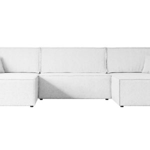 Narożnik z funkcją spania i pojemnikiem CELTIC-XLU – 377x143x83cm Biały 487716 Narożnik z funkcją spania i pojemnikiem CELTIC-XLU – 377x143x83cm Biały 487716