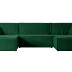 Narożnik z funkcją spania i pojemnikiem CELTIC-XLU – 377x143x83cm Zielony 487630 Narożnik z funkcją spania i pojemnikiem CELTIC-XLU – 377x143x83cm Zielony 487630