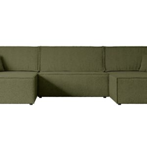 Narożnik z funkcją spania i pojemnikiem CELTIC-XLU – 377x143x83cm Zielony 487577 Narożnik z funkcją spania i pojemnikiem CELTIC-XLU – 377x143x83cm Zielony 487577