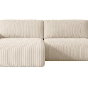 Narożnik z funkcją spania i pojemnikiem KLEEA-L – 247x143x83cm Beżowy 488773 Narożnik z funkcją spania i pojemnikiem KLEEA-L – 247x143x83cm Beżowy 488773