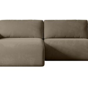 Narożnik z funkcją spania i pojemnikiem KLEEA-L – 247x143x83cm Brązowy 488778 Narożnik z funkcją spania i pojemnikiem KLEEA-L – 247x143x83cm Brązowy 488778
