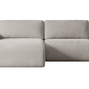 Narożnik z funkcją spania i pojemnikiem KLEEA-L 247x143x83cm Jasny brązowy 488776 Narożnik z funkcją spania i pojemnikiem KLEEA-L 247x143x83cm Jasny brązowy 488776