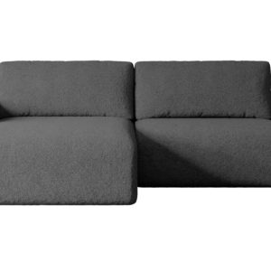 Narożnik z funkcją spania i pojemnikiem KLEEA-L – 247x143x83cm Szary 487605 Narożnik z funkcją spania i pojemnikiem KLEEA-L – 247x143x83cm Szary 487605