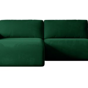 Narożnik z funkcją spania i pojemnikiem KLEEA-L – 247x143x83cm Zielony 488780 Narożnik z funkcją spania i pojemnikiem KLEEA-L – 247x143x83cm Zielony 488780