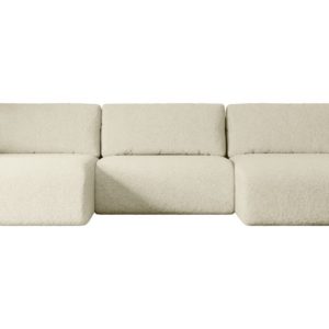 Narożnik z funkcją spania i pojemnikiem KLEEA-U – 347x143x83cm Beżowy 487672 Narożnik z funkcją spania i pojemnikiem KLEEA-U – 347x143x83cm Beżowy 487672