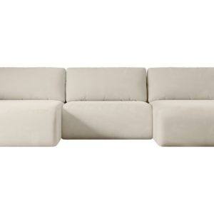 Narożnik z funkcją spania i pojemnikiem KLEEA-U – 347x143x83cm Beżowy 487686 Narożnik z funkcją spania i pojemnikiem KLEEA-U – 347x143x83cm Beżowy 487686
