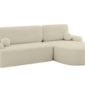 Narożnik z funkcją spania i pojemnikiem LIRA-L – 264x172x89cm Beż 930370 Narożnik z funkcją spania i pojemnikiem LIRA-L – 264x172x89cm Beż 930370