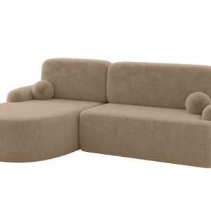 Narożnik z funkcją spania i pojemnikiem LIRA-L – 264x172x89cm Beż 964653 Narożnik z funkcją spania i pojemnikiem LIRA-L – 264x172x89cm Beż 964653