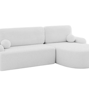 Narożnik z funkcją spania i pojemnikiem LIRA-L – 264x172x89cm Biały 930415 Narożnik z funkcją spania i pojemnikiem LIRA-L – 264x172x89cm Biały 930415
