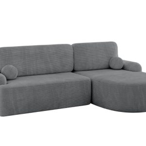Narożnik z funkcją spania i pojemnikiem LIRA-L – 264x172x89cm Ciemnoszary 930341 Narożnik z funkcją spania i pojemnikiem LIRA-L – 264x172x89cm Ciemnoszary 930341