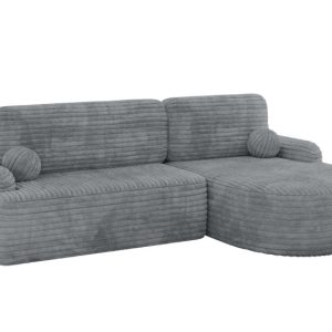 Narożnik z funkcją spania i pojemnikiem LIRA-L – 264x172x89cm Ciemnoszary 930396 Narożnik z funkcją spania i pojemnikiem LIRA-L – 264x172x89cm Ciemnoszary 930396