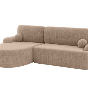 Narożnik z funkcją spania i pojemnikiem LIRA-L – 264x172x89cm Ciemny beż 930332 Narożnik z funkcją spania i pojemnikiem LIRA-L – 264x172x89cm Ciemny beż 930332