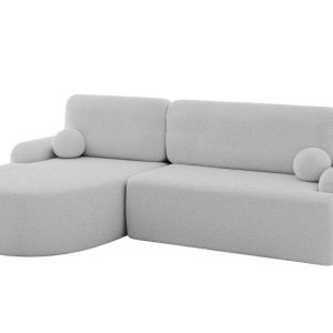 Narożnik z funkcją spania i pojemnikiem LIRA-L – 264x172x89cm Jasnoszary 930333 Narożnik z funkcją spania i pojemnikiem LIRA-L – 264x172x89cm Jasnoszary 930333