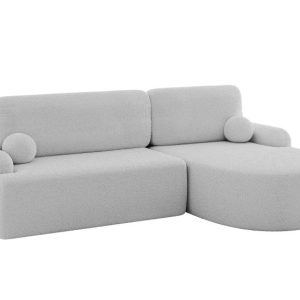 Narożnik z funkcją spania i pojemnikiem LIRA-L – 264x172x89cm Jasnoszary 930352 Narożnik z funkcją spania i pojemnikiem LIRA-L – 264x172x89cm Jasnoszary 930352