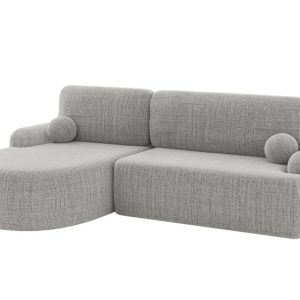 Narożnik z funkcją spania i pojemnikiem LIRA-L – 264x172x89cm Jasnoszary 930386 Narożnik z funkcją spania i pojemnikiem LIRA-L – 264x172x89cm Jasnoszary 930386