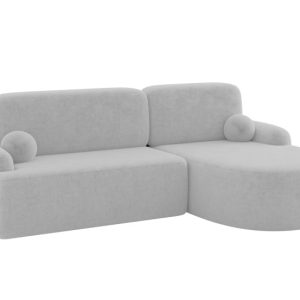 Narożnik z funkcją spania i pojemnikiem LIRA-L – 264x172x89cm Jasnoszary 964663 Narożnik z funkcją spania i pojemnikiem LIRA-L – 264x172x89cm Jasnoszary 964663